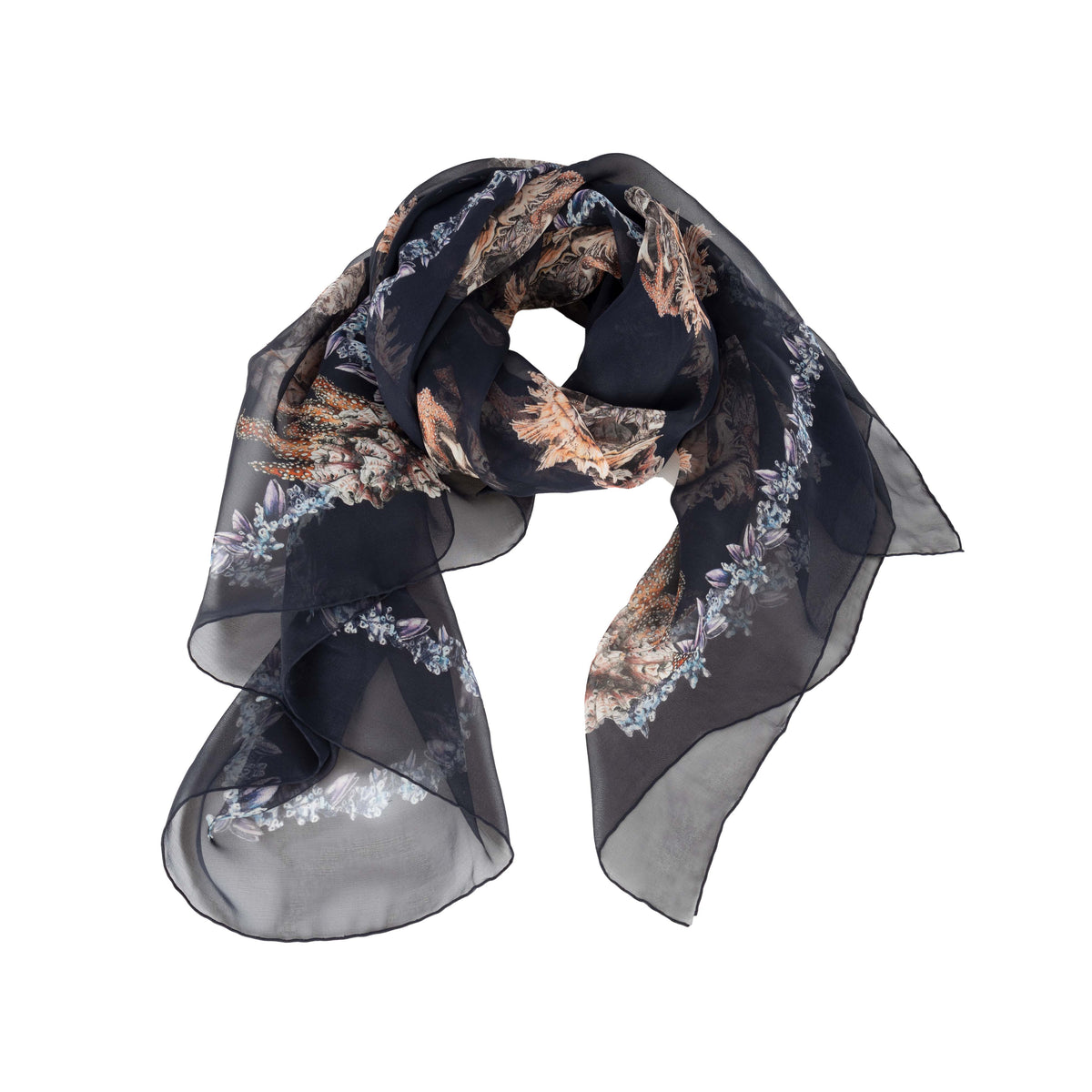 Secondhand Alexander McQueen Sheer Skull Scarf