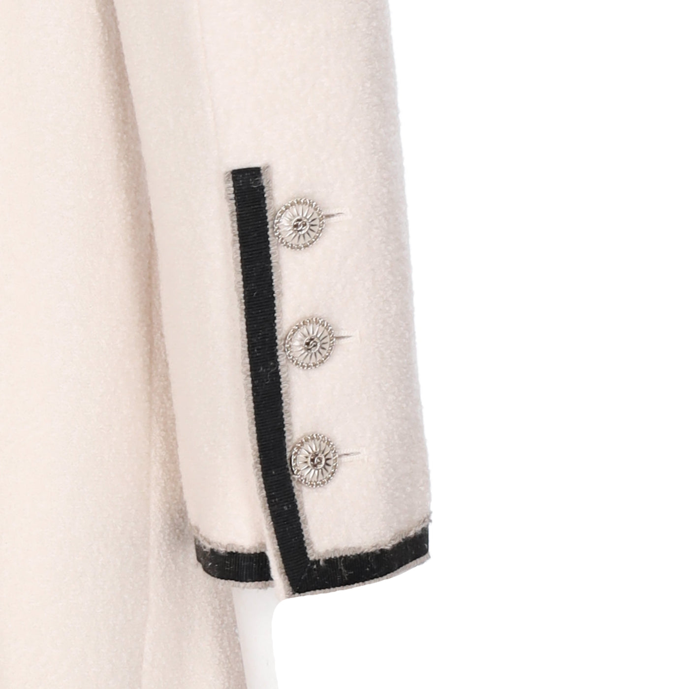 Secondhand Chanel High Neck Wool Coat