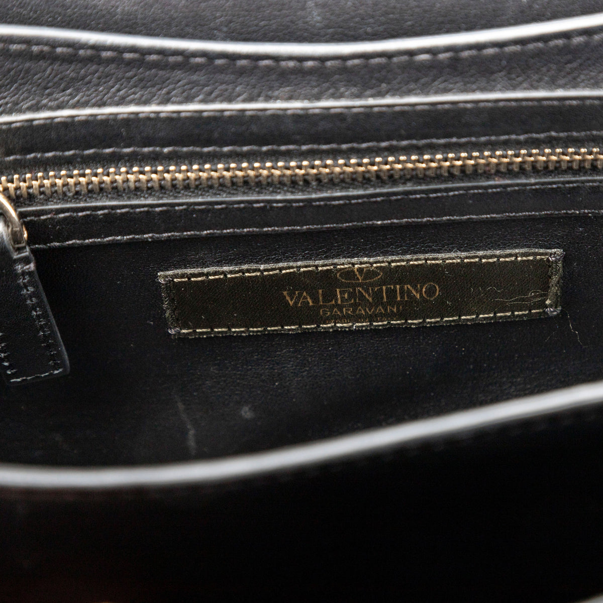 Secondhand Valentino Leather and Snakeskin Panther Crossbody Bag