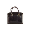 Secondhand Vintage Croc Embossed Leather Doctor Bag