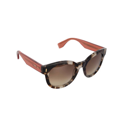 Secondhand Fendi Acetate and Tortoiseshell Colorblock Sunglasses