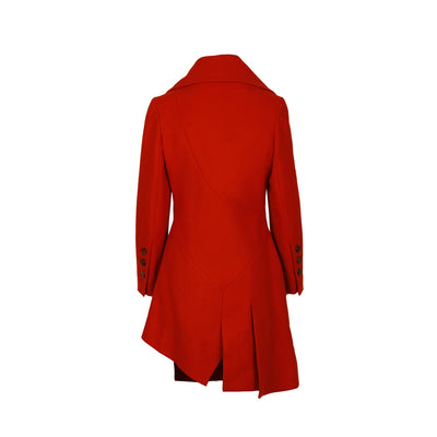 Vivienne Westwood orange asymmetrical coat pre-owned