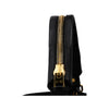 Tom Ford calfskin zipper Strap hobo black bag, shoulder strap with brass hardware and an oversized zipper detail pre-owned