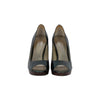 Secondhand Calvin Klein Python Peep-Toe Shoes