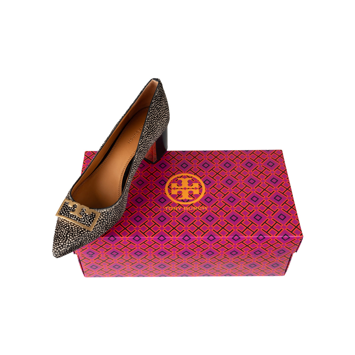 Secondhand Tory Burch Gigi Calfhair Pointy Toe Pumps