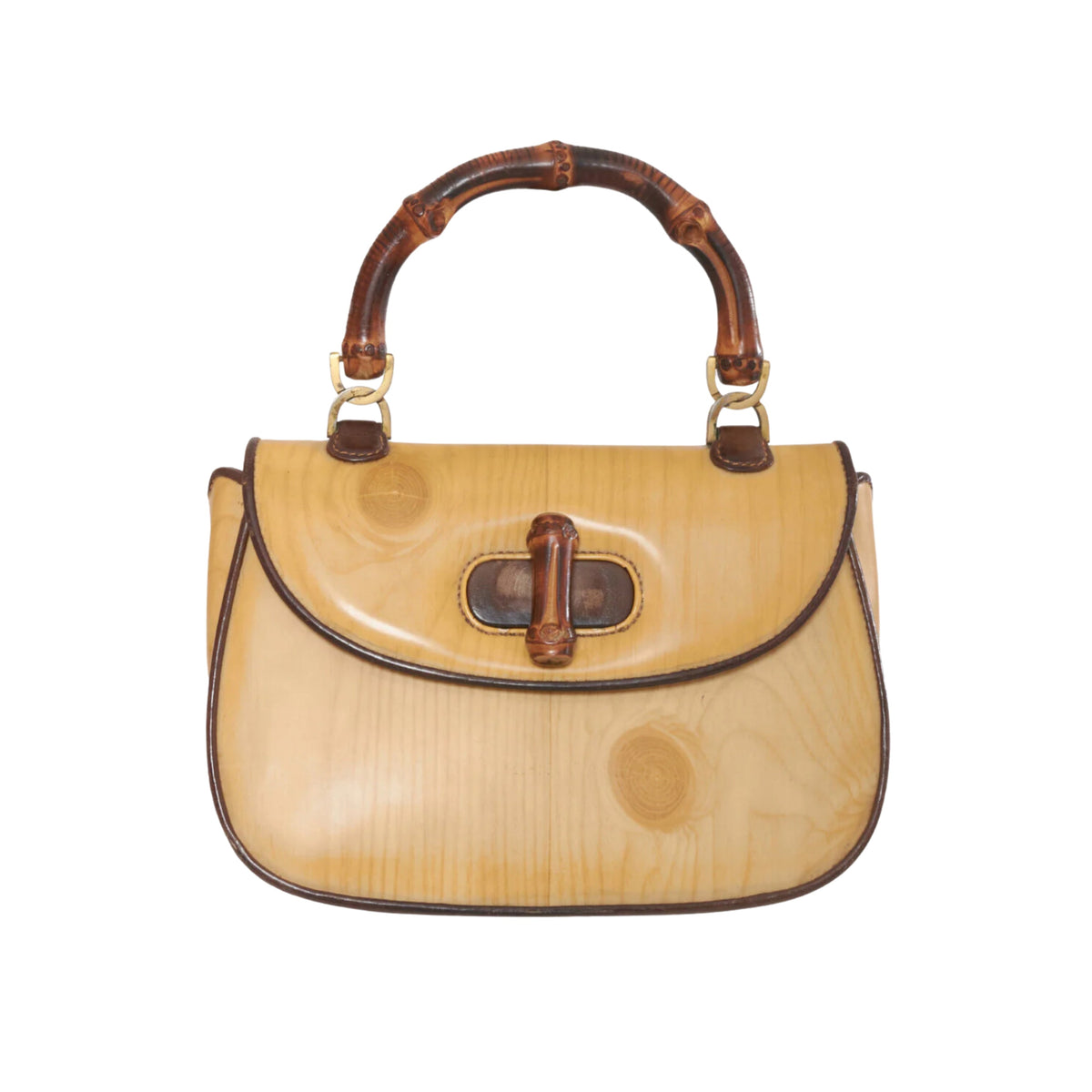 Gucci handbag with bamboo handle - '90s