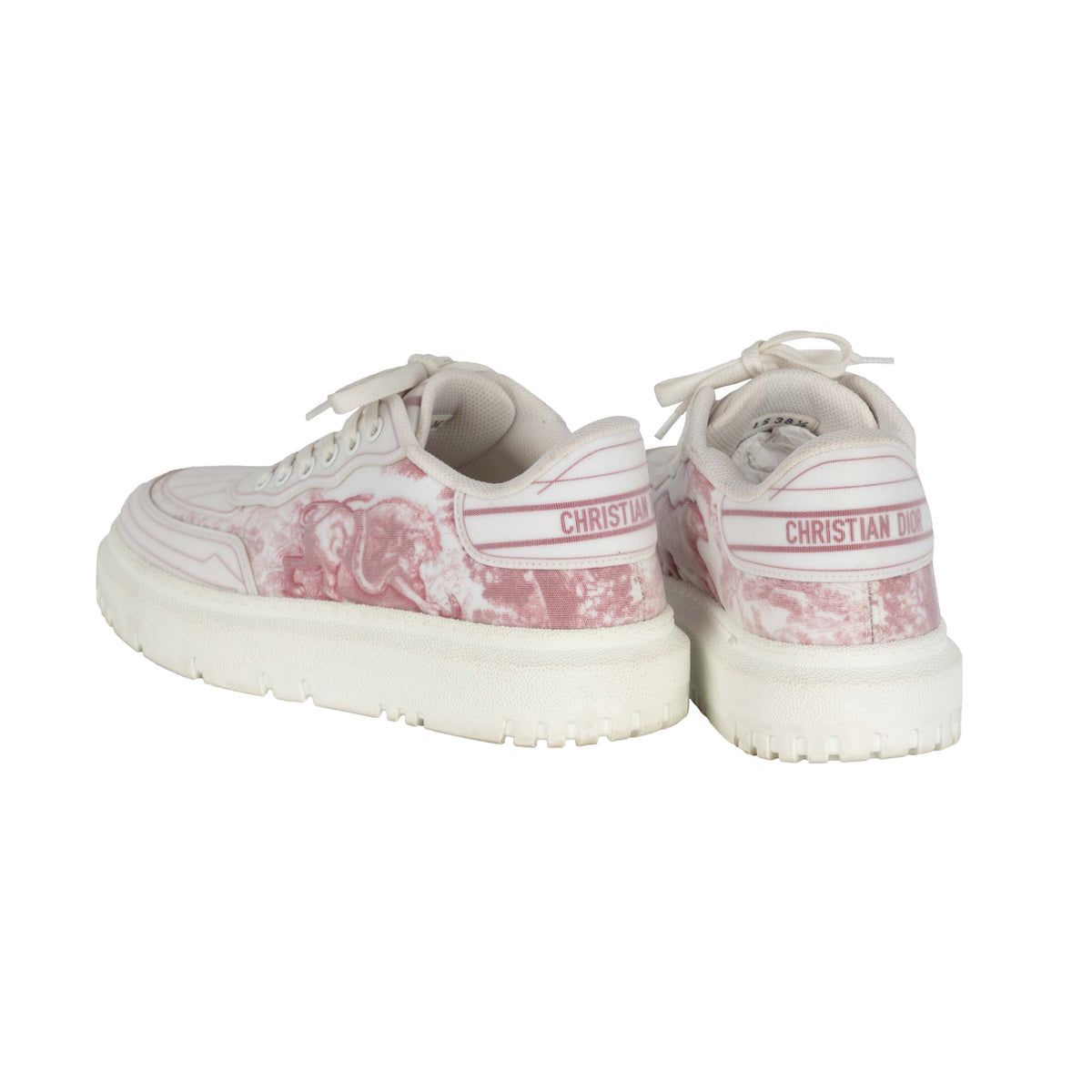 Secondhand Christian Dior Addict Pink Toile De Jouy Sneakers