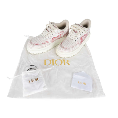 Secondhand Christian Dior Addict Pink Toile De Jouy Sneakers
