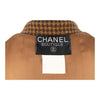 Secondhand Chanel Brown Tweed Belted Jacket