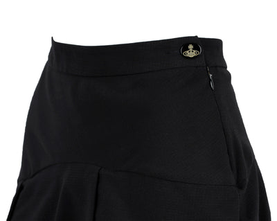 Second hand Vivienne Westwood Asymmetrical Black Maxi Skirt