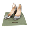 Secondhand Valentino Tango Silver Block Heel Pumps