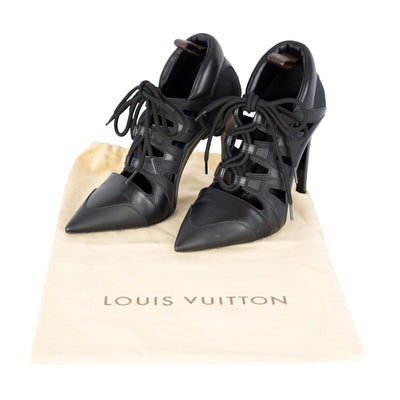 Secondhand Louis Vuitton Streamline Lace-up Pumps