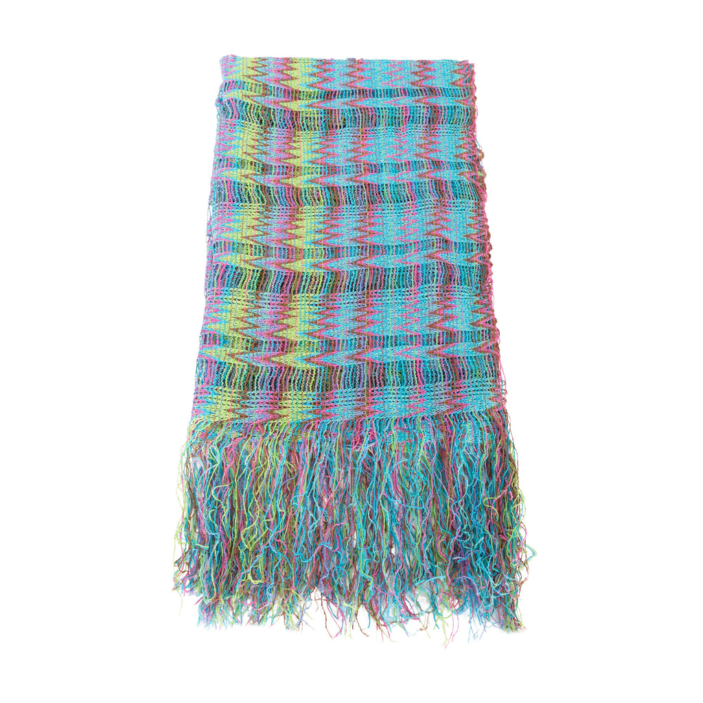 Secondhand Missoni Multicolor Chevron Knit Foulard