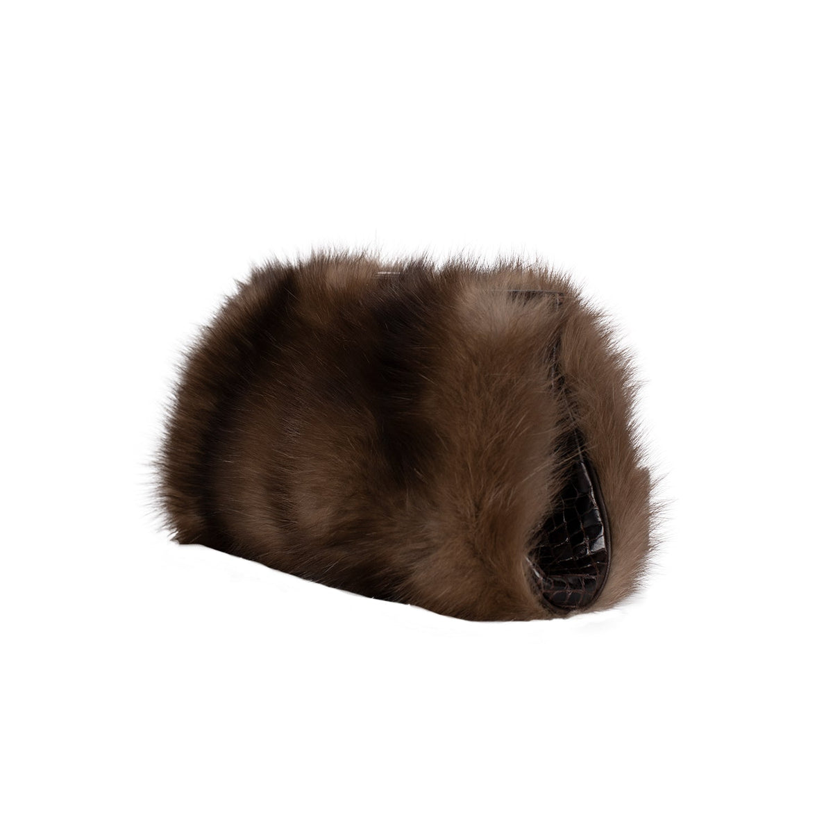 Gianfranco Ferré Fur Clutch  - '80s