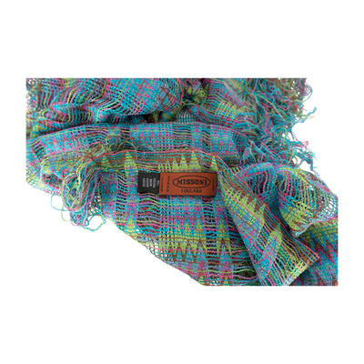 Secondhand Missoni Multicolor Chevron Knit Foulard