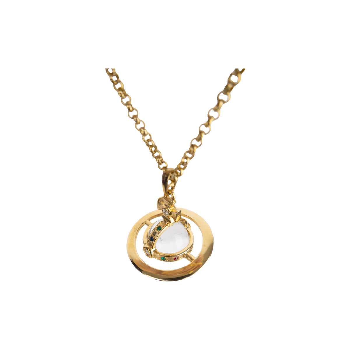 Secondhand Vivienne Westwood Golden Orb Pendant Necklace