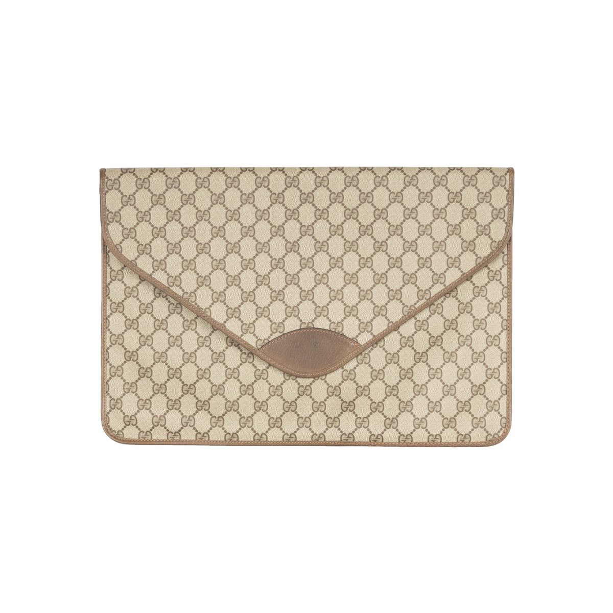 Secondhand Gucci Monogram Canvas A4 Document Holder Pochette 