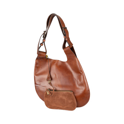 Secondhand Fay Leather Hobo Bag 