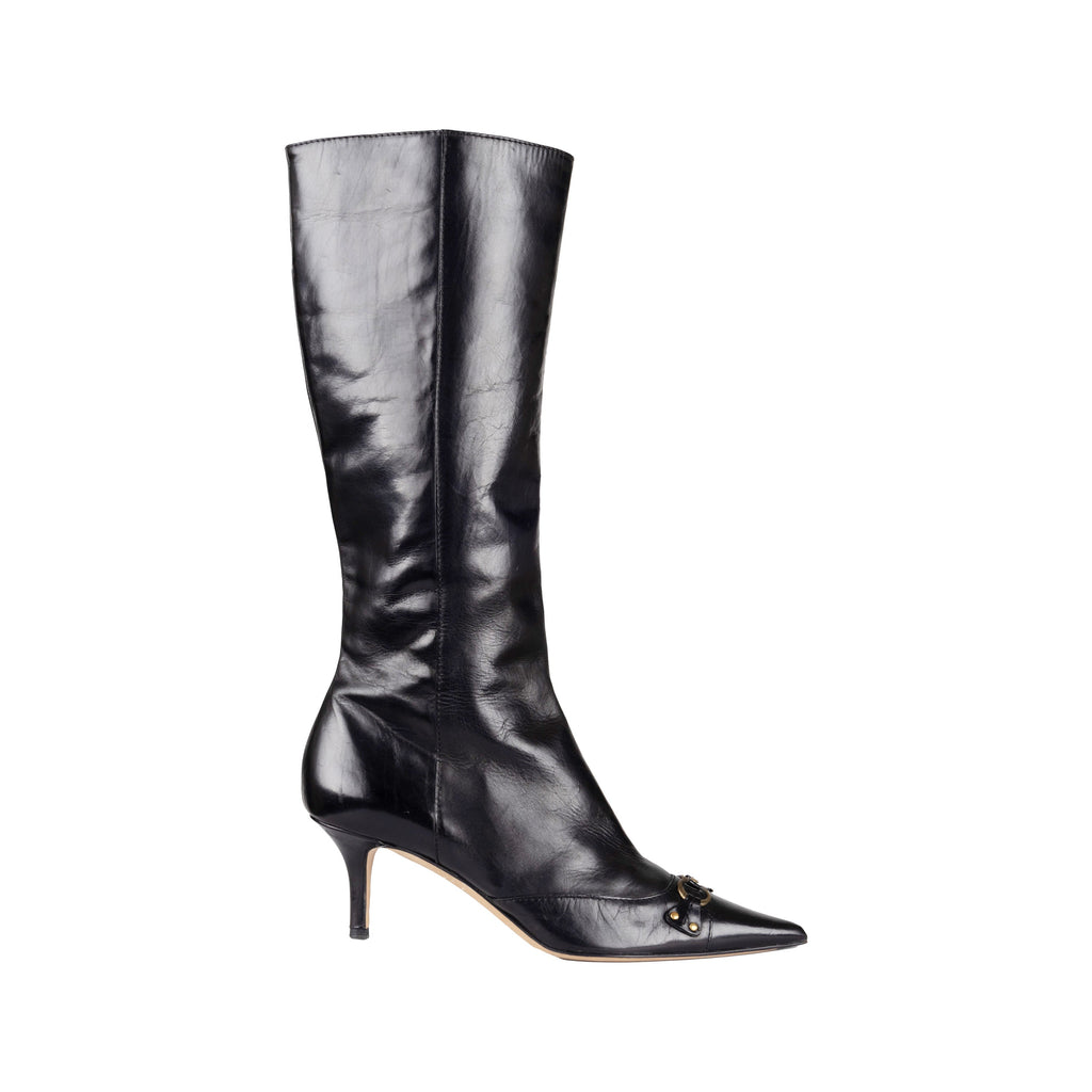 Secondhand Dior Pointed Toe Knee High Boots