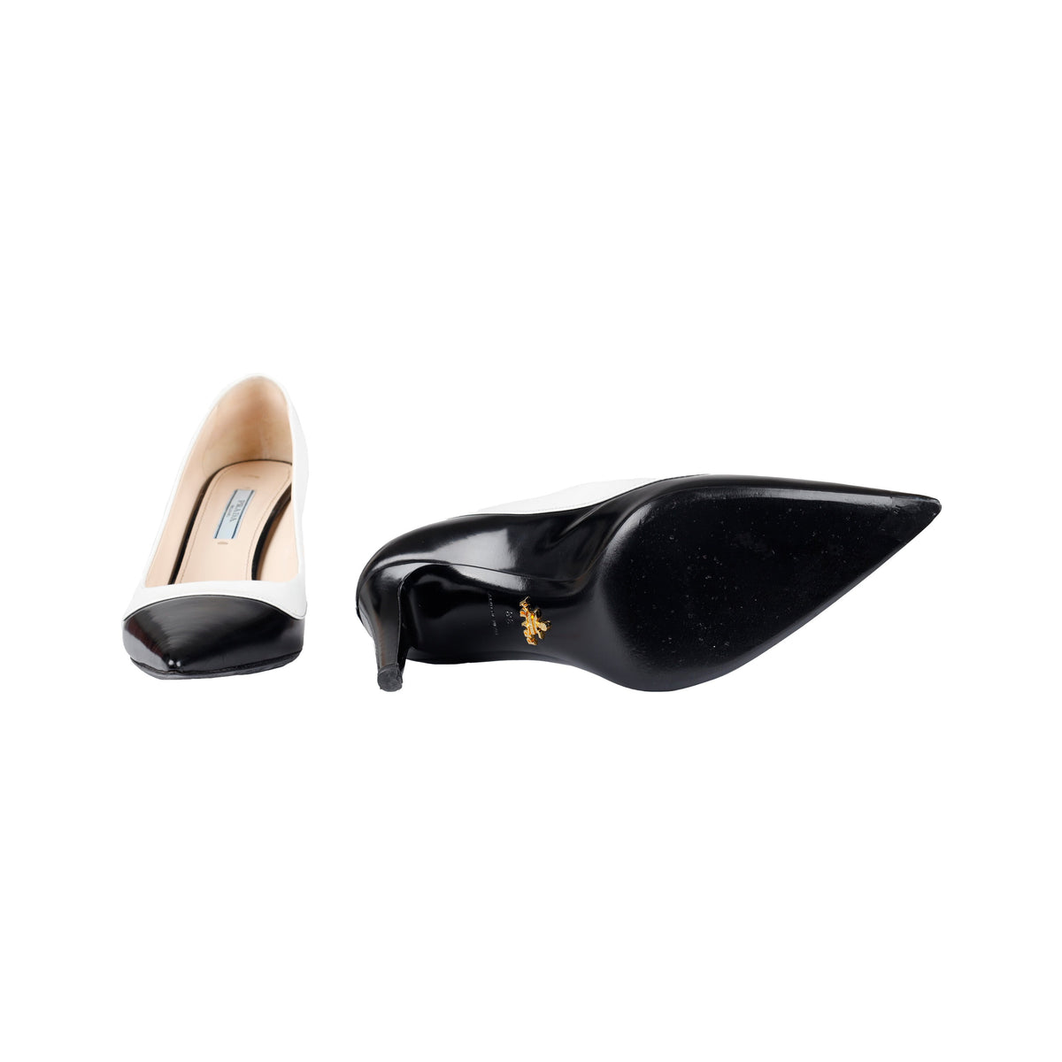 Secondhand Prada Pointed-toe Colorblock Pumps