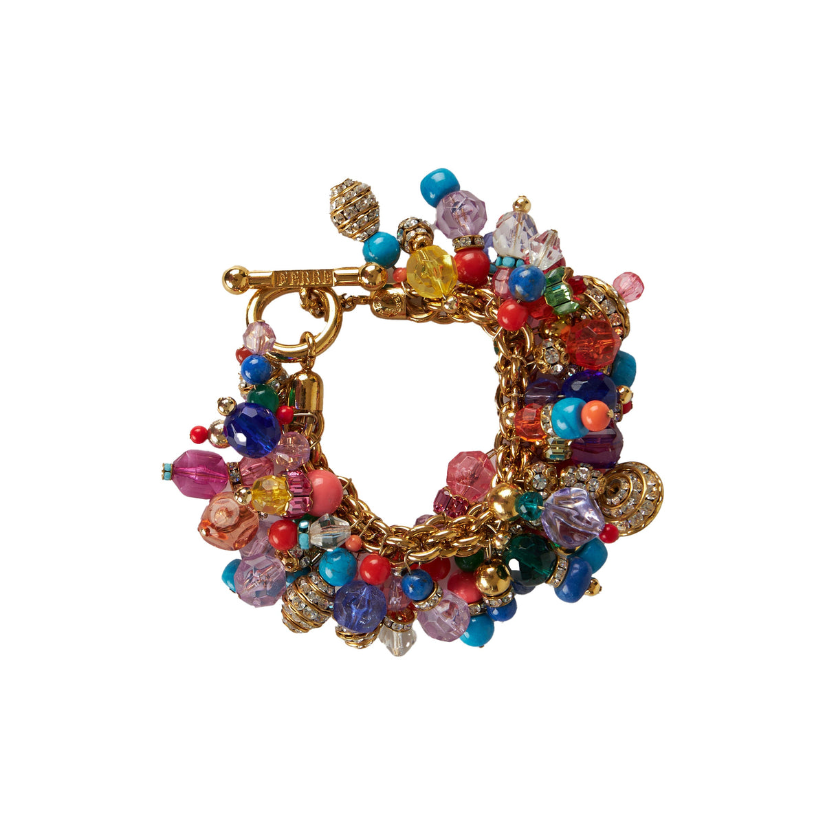 Secondhand Gianfranco Ferré Bracelet with Beads and Stones