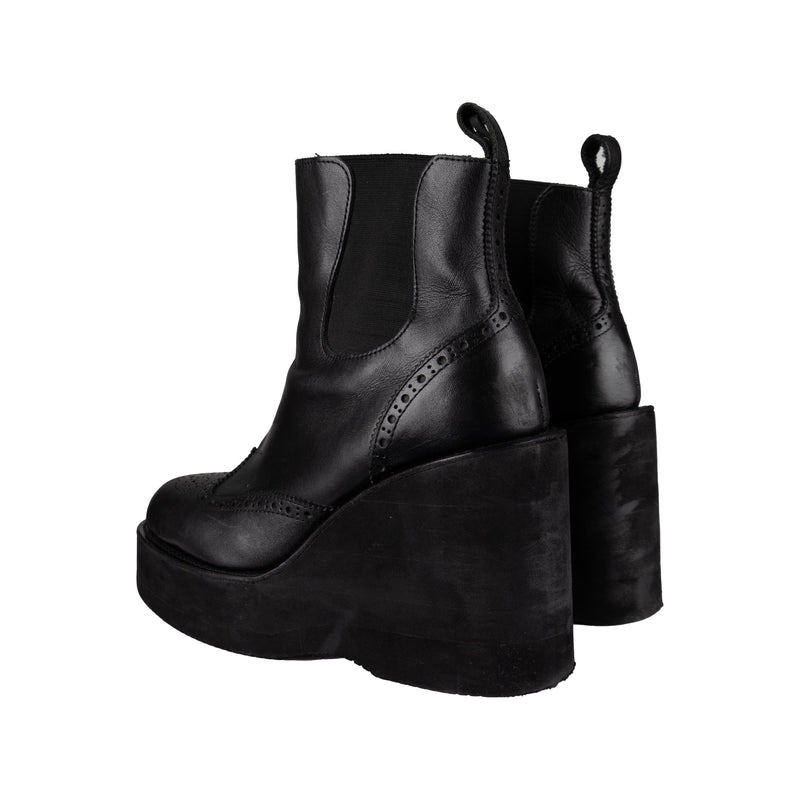 Secondhand Sacai Platform Ankle Boots