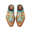 Secondhand Roberto Cavalli Angels Leather Cowboy Mules