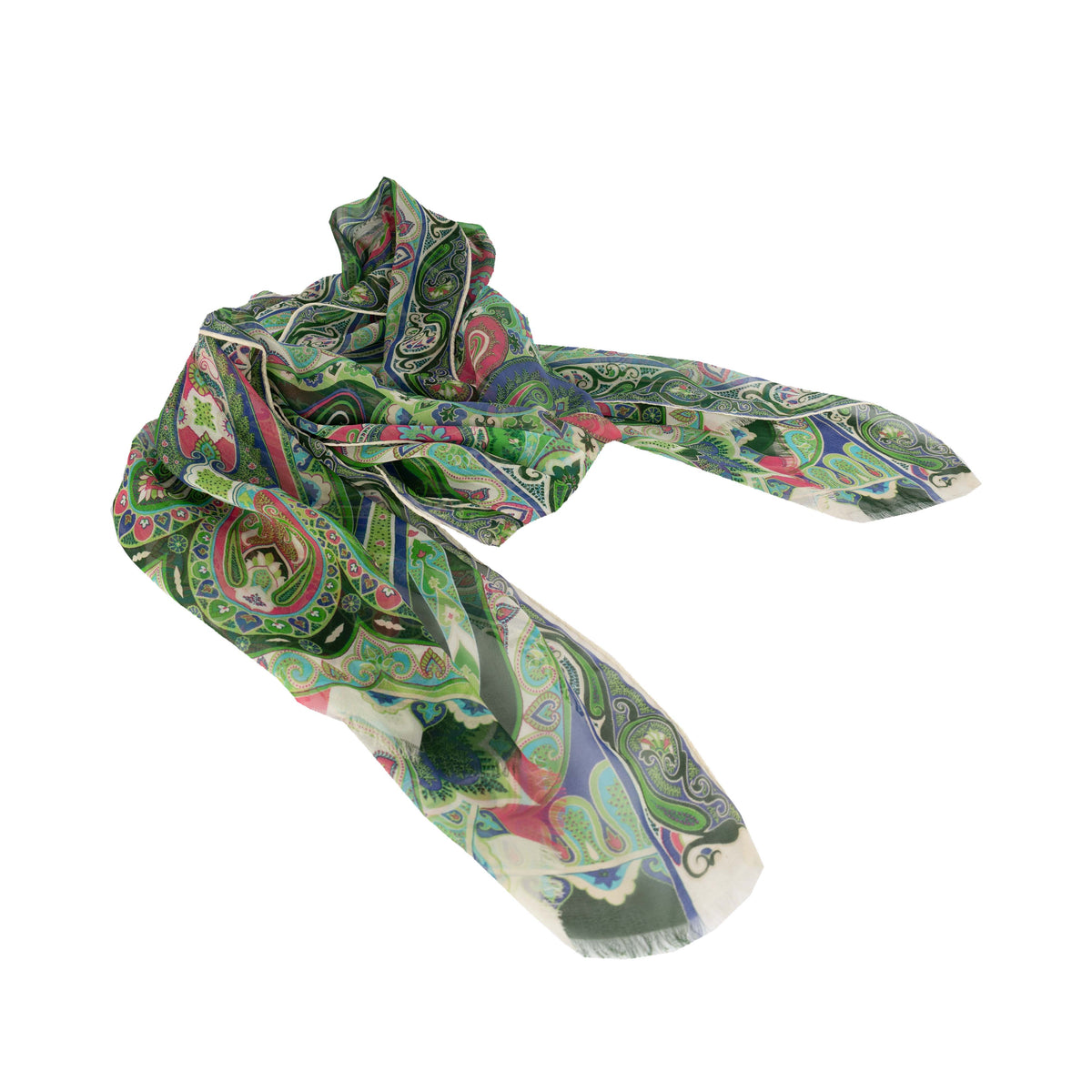 Secondhand Etro Paisley Silk Scarf