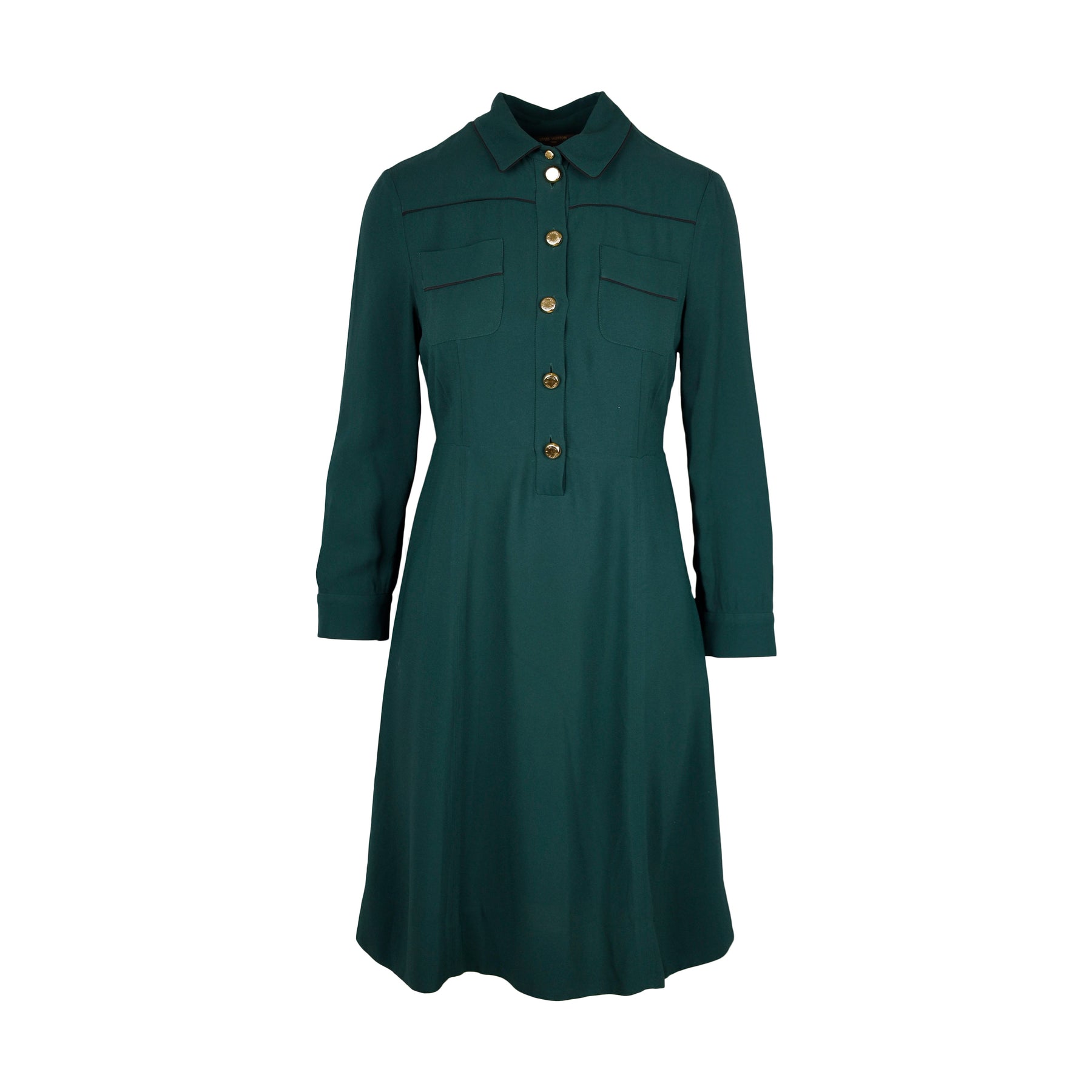 Warehouse green shirt outlet dress