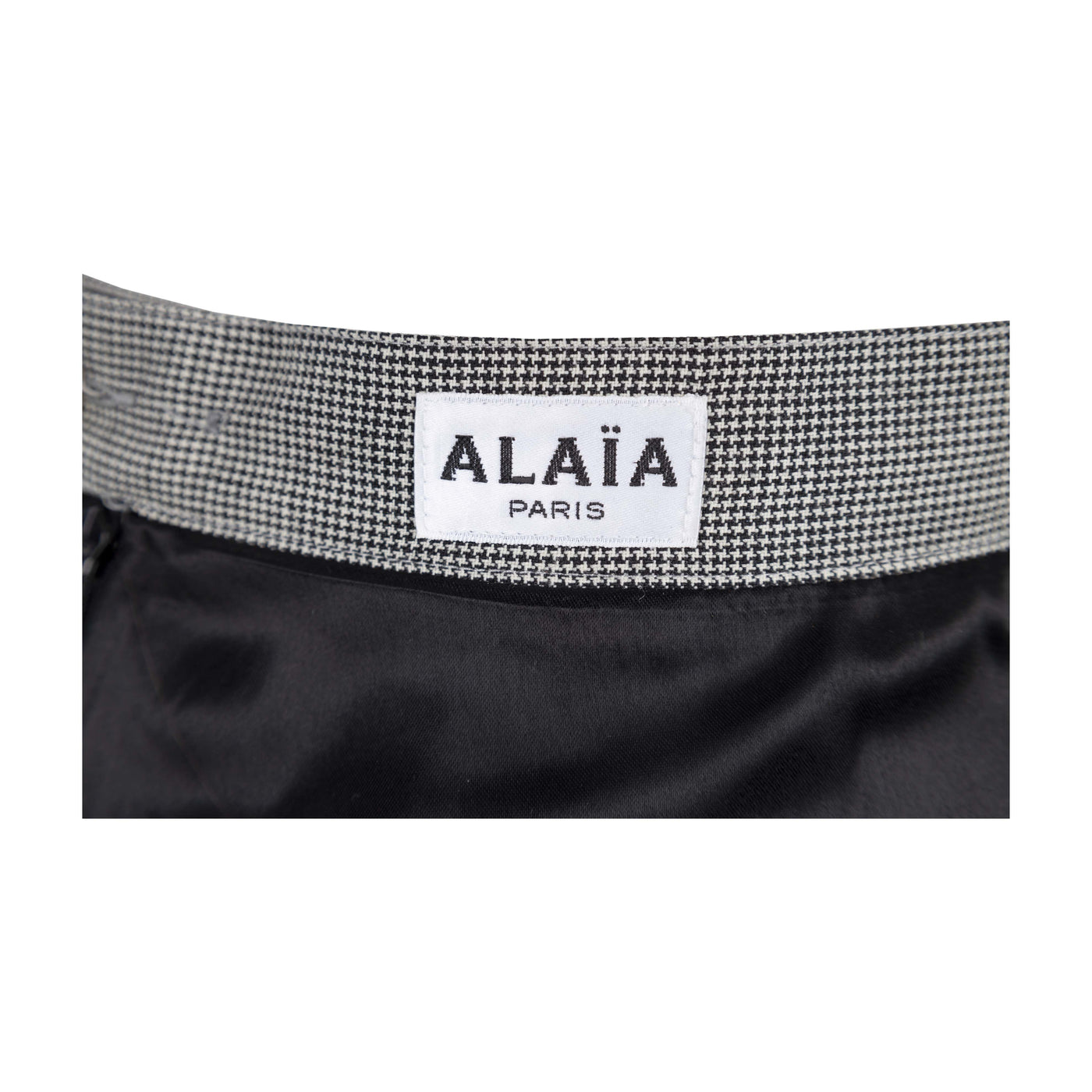 Secondhand Alaïa Micro Houndstooth Suit & Pleated Skirt