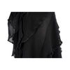 Jean Paul Gaultier black trousers. Loose fit with full coverage ruffles pre-owned