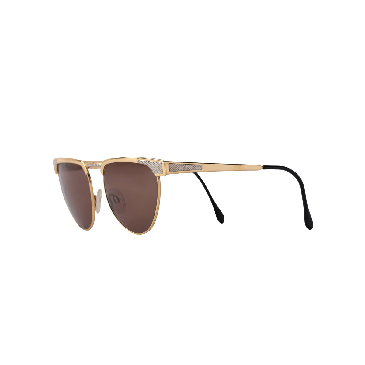 Gianfranco Ferré 87/S gold geometric sunglasses pre-owned