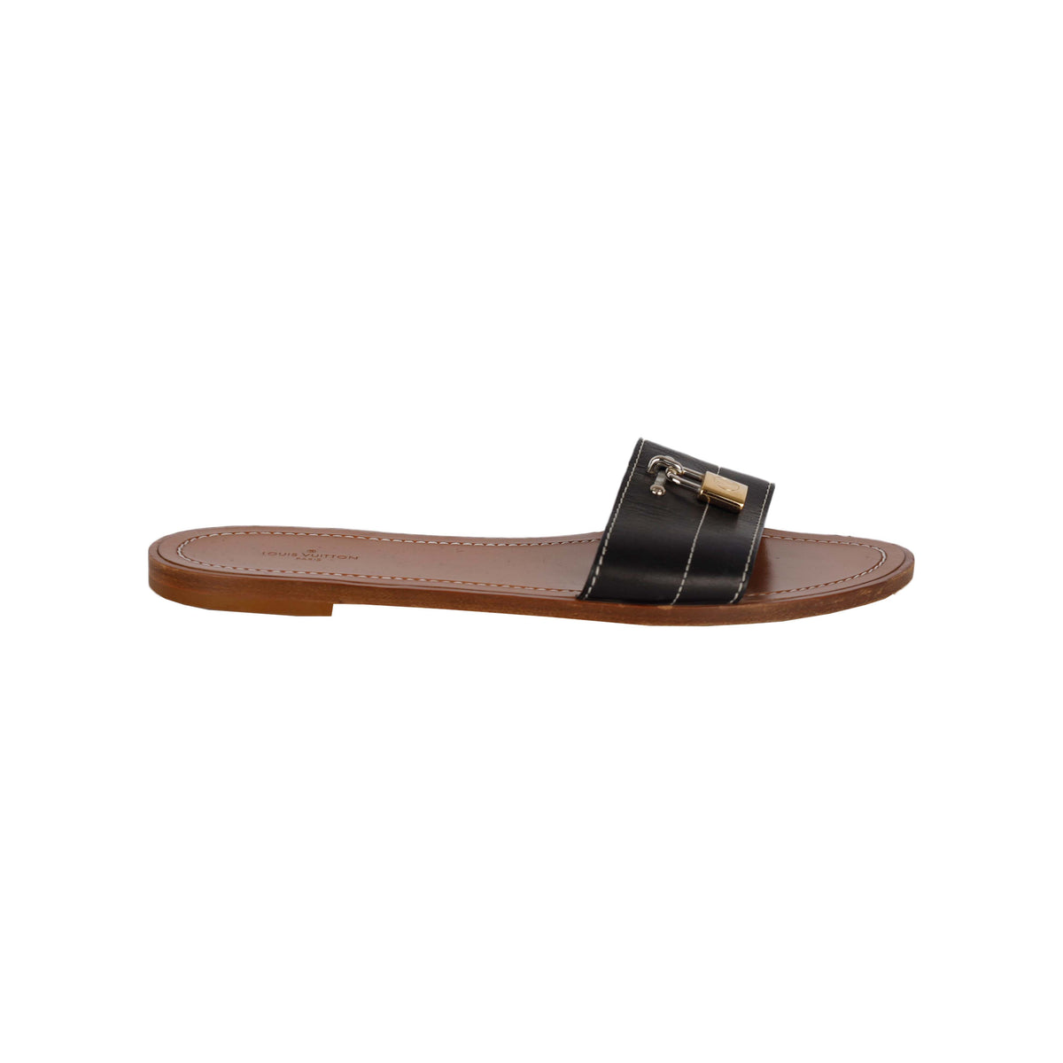 Secondhand Louis Vuitton LockIt Flat Mule