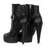 Second Hand Fendi Black Leather Ankle Boots with Heels