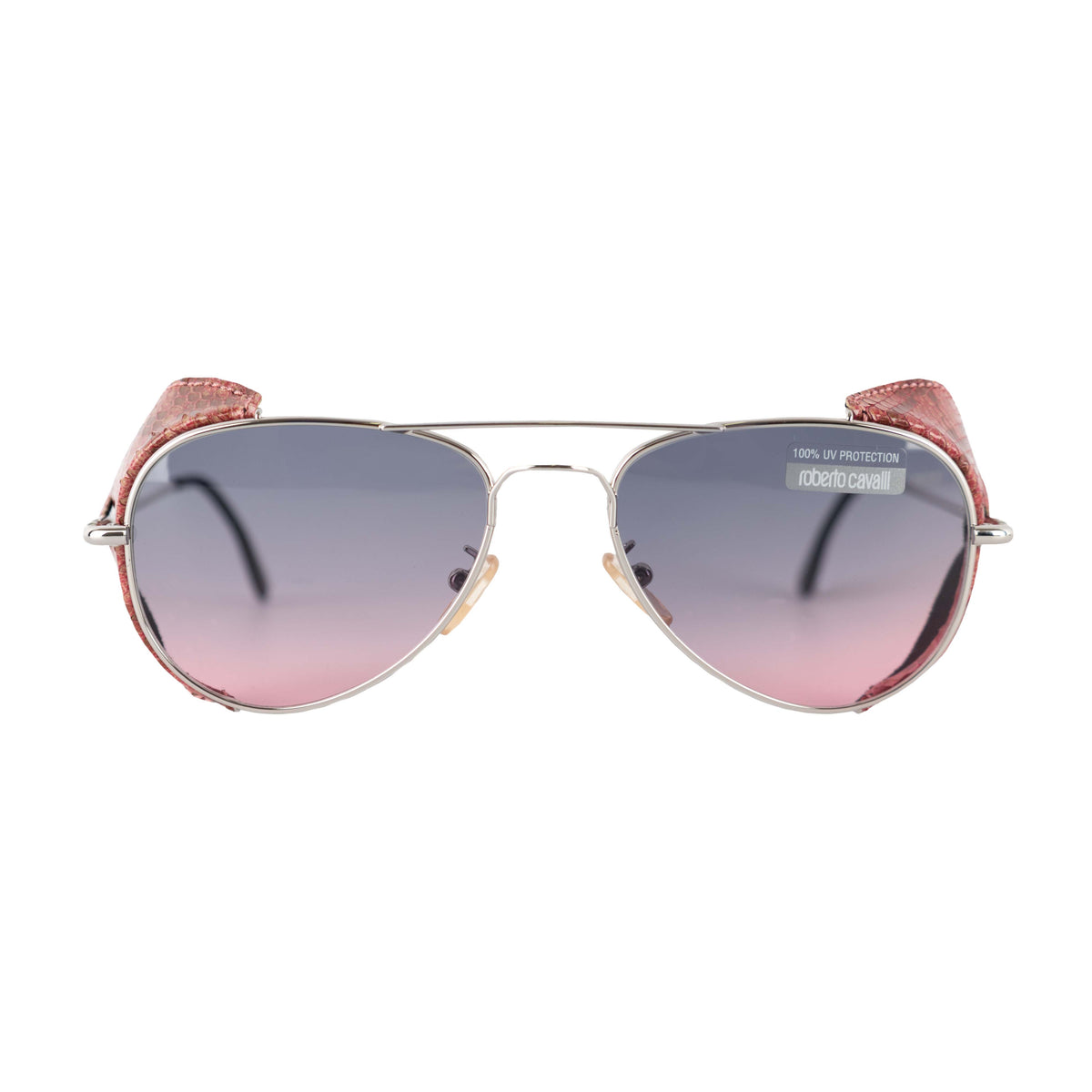 Second hand Roberto Cavalli Aviator Snakeskin Sunglasses