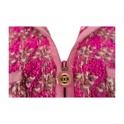 Secondhand Chanel Vintage Pink Fantasy Tweed Jacket
