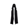 Diliborio black hooded scarf zip fastening pre-owned