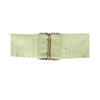 Secondhand Collection Privée Green Stone Suede Belt