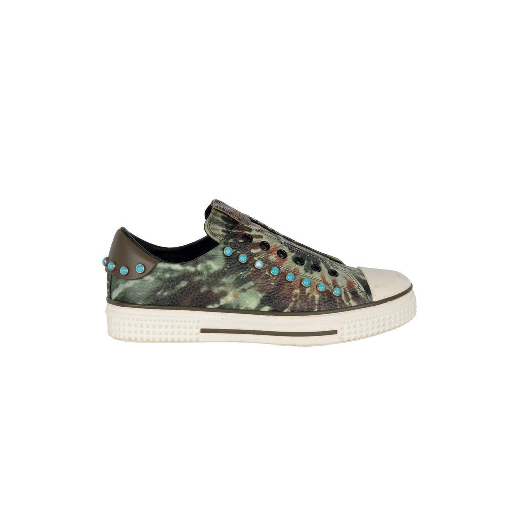 Secondhand Valentino Rockstud Tie-dye Sneakers