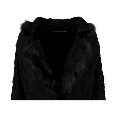 Secondhand Roberto Cavalli Class Long Coat with Fur