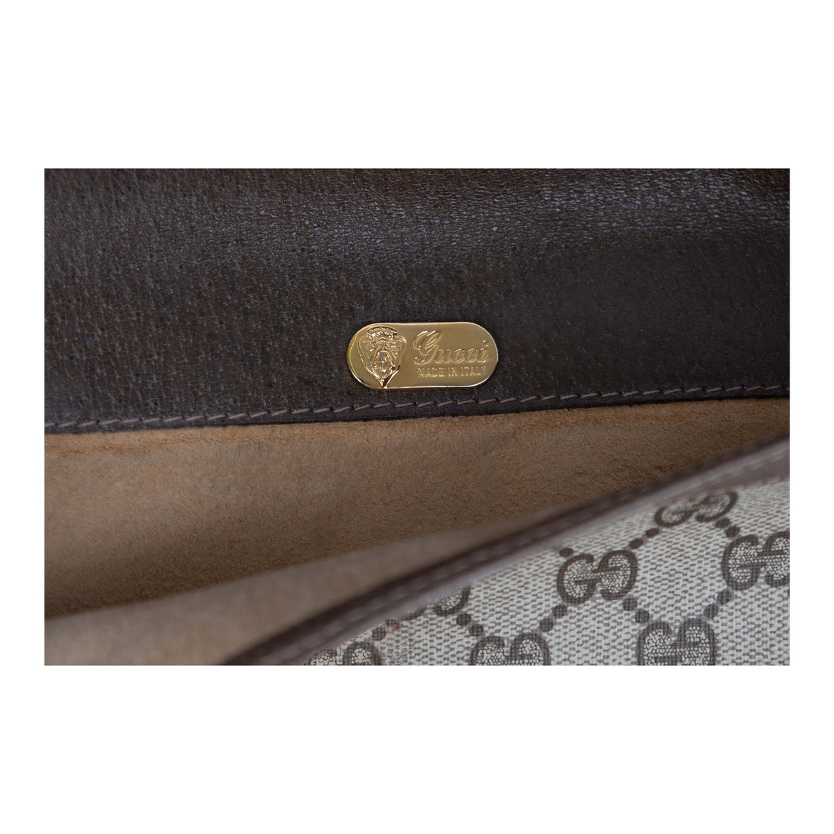 Secondhand Gucci Monogram Canvas A4 Document Holder Pochette 