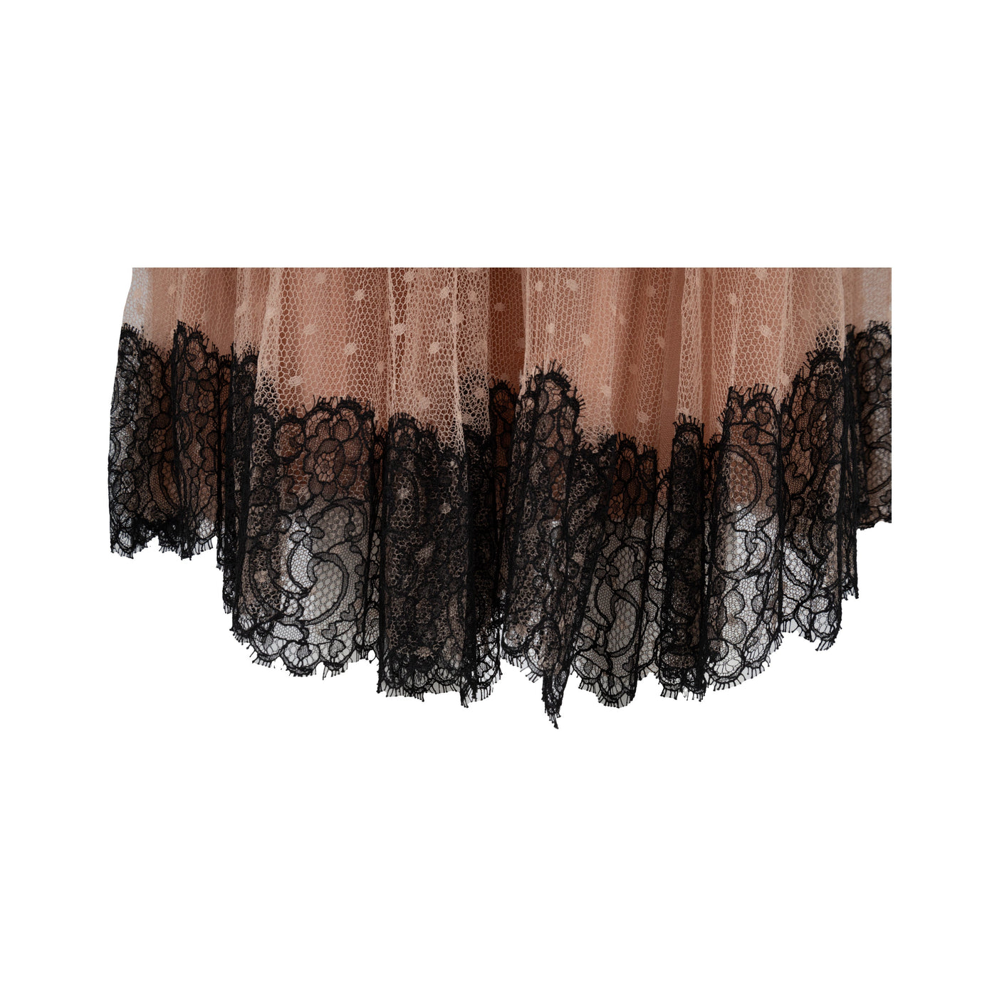 Secondhand Red Valentino Lace Trimmed Tulle Skirt