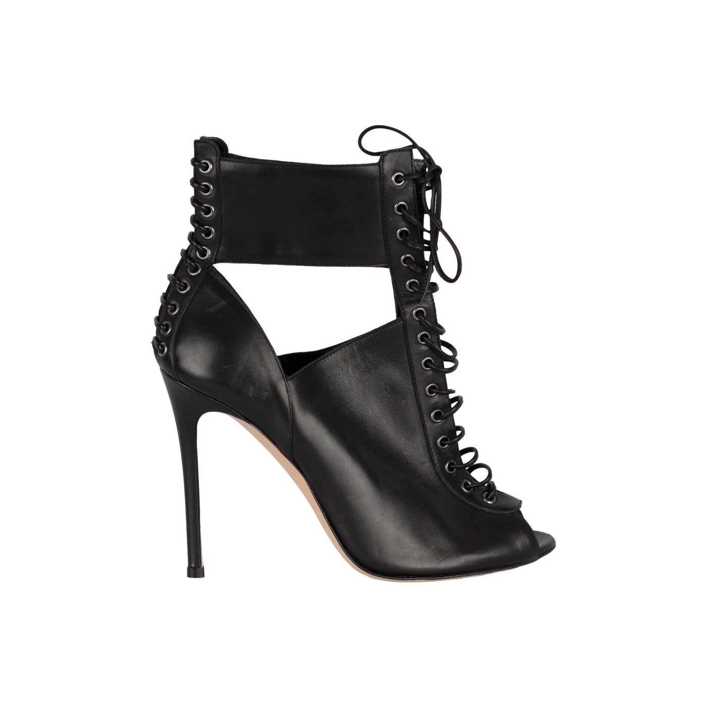 Secondhand Gianvito Rossi Laceup Ankle Boots