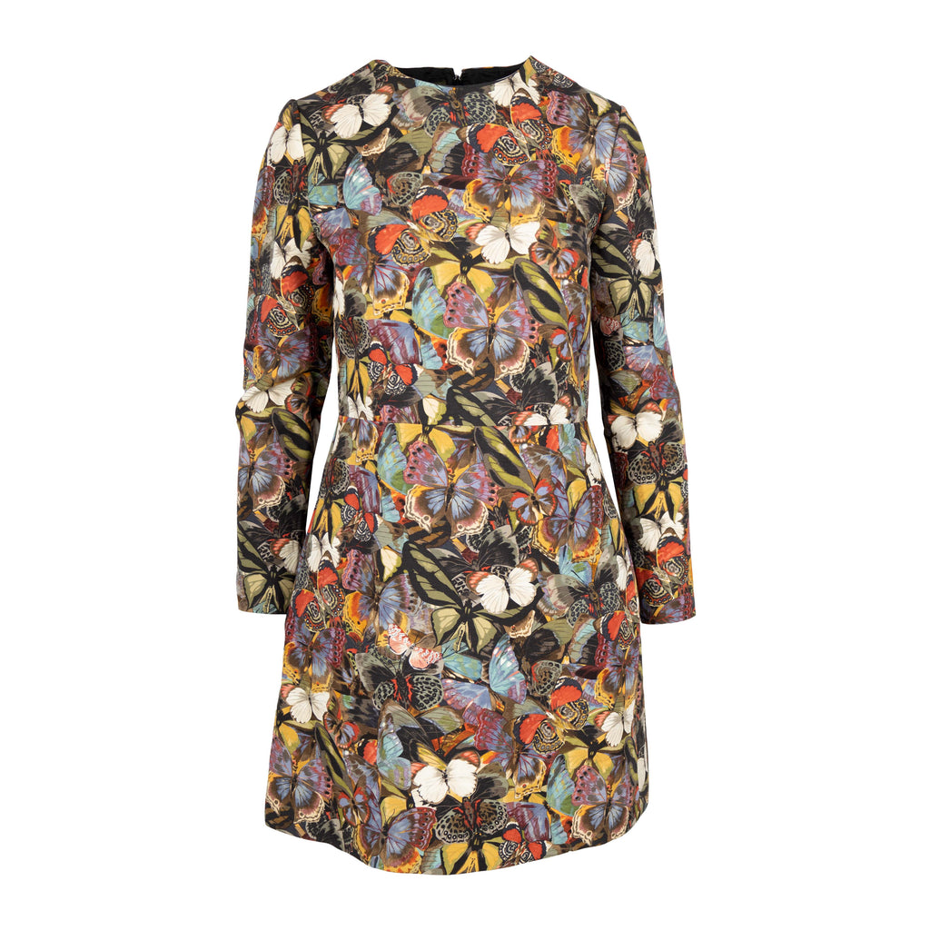 Secondhand Valentino Butterfly Printed Dress