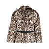 Secondhand Collection Privée Leopard Pattern Fur Jacket 
