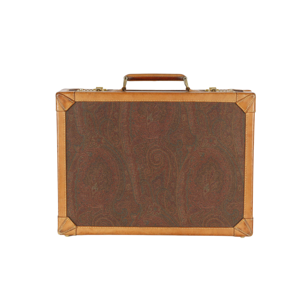 Secondhand Etro Paisley Printed Small Trunk with Locker