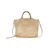 Secondhand Prada Beige Leather Hobo Handbag with Strap