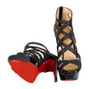 Christian Louboutin "Balota" Glitter Strippy Sandals