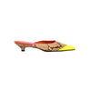 Miu Miu multicolor leather mules shoes pre-owned