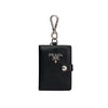 Prada black Saffiano leather card holder pre-owned